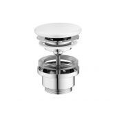 Ravak Flat korek umywalkowy ceramiczny stały biały połysk X01919