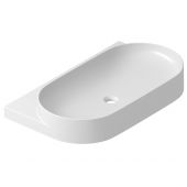 Ravak Yard umywalka 80,5x50 cm półokrągła nablatowa biała XJX01280002