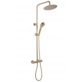 Rea Vincent zestaw prysznicowy ścienny termostatyczny złoty szczotkowany REA-P6602