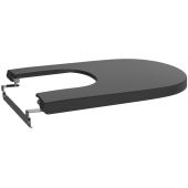 Roca Meridian deska bidetowa czarny mat A806F92081