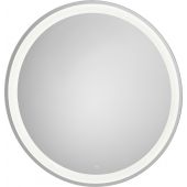 Roca Iridia lustro okrągłe 80 cm z oświetleniem LED srebrne A812337000
