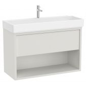 Roca Tura umywalka z szafką 100 cm biały mat A852037558