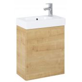 Roca Mini-N umywalka z szafką 45 cm jasny dąb A852445464