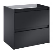 Roca Alpine szafka 45,2x68,5x59 cm podumywalkowa wisząca czarny mat A857864532