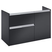 Roca Gap Pro szafka 98,5x45,1x63,5 cm podumywalkowa wisząca czarny mat A857904532