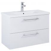 Roca Roma Compact szafka 80x38,4x53 cm podumywalkowa wisząca biały połysk A857953806