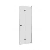 Roca Capital drzwi prysznicowe 90 cm składane chrom/szkło przezroczyste AM4509012M