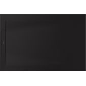 Roca Pyros brodzik prostokątny z syfonem 140x90 cm czarny AP90157838403400