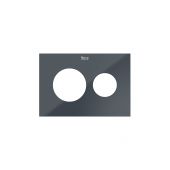 Roca Duplo S płytka przycisku spłukującego do WC antracyt szkło A8905233AA