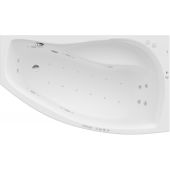 Roca Nicole wanna z hydromasażem 160x95 cm asymetryczna biała A24T183000