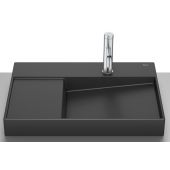 Roca Horizon umywalka 60x42 cm nablatowa czarna A32727408B