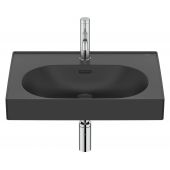 Roca Meridian umywalka 60x46 cm prostokątna ścienna-meblowa czarna A327742080