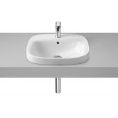 Roca Debba umywalka 51x41 cm prostokątna wpuszczana biała A32799M000