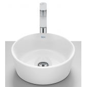 Roca Optica umywalka 35x35 cm okrągła nablatowa biała A327B15000