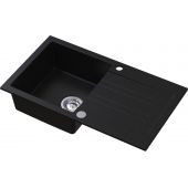 Ruvetti Pino 160 zlewozmywak granitowy 77x44 cm czarny 3001PI_BC160_W