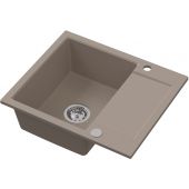 Ruvetti Signum zlewozmywak granitowy 59x50 cm beżowy 3001S_BE120_W