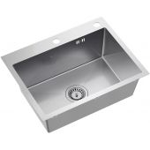 Ruvetti Look zlewozmywak stalowy 58x45 cm stal 5003L_BS60_W