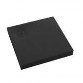 Schedline Nonlimits Black Stone brodzik 90x90 cm kwadratowy czarny kamień 3ST.N1K-9090/C/ST-M1/C/ST