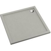 Schedpol Caspar New Cement Stone brodzik 90 cm kwadratowy cement 3.2331/CT/ST