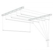 Sepio suszarka na pranie 5x110 cm sufitowa biała 10SUSSUF5PP11
