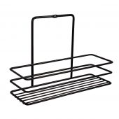 Sepio półka łazienkowa 23 cm pojedyncza czarna 10POLLAZ1PBLA