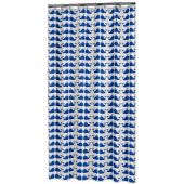 Sealskin Brix zasłona prysznicowa 180x200 cm biały/wieloryby 210971324