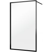Sealskin Contour Walk-In ścianka prysznicowa 90 cm wolnostojąca czarny mat/szkło przezroczyste CDA30886195100