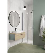 Sanplast Exa Line drzwi prysznicowe z profilem DŁ/Exa-90 cm składane srebrny połysk/szkło przezroczyste 600-540-2730-38-401