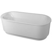 Sanplast Free Line wanna wolnostojąca 80x180 cm owalna typ WOW-kpl/FREE+STW biała 610-040-1180-01-000