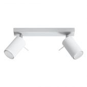 Sollux Lighting Ring lampa podsufitowa 2x40W biała SL.0088