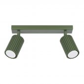 Sollux Lighting Karbon lampa podsufitowa 2x10 W zielona SL.1618