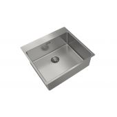 Teka Forline zlewozmywak stalowy z syfonem 54x51 cm stal 115000082