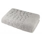 Texpol Gobi ręcznik łazienkowy 50x90 cm bawełna 480 g srebrny