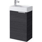 Uptrend Fika umywalka z szafką 40 cm biały połysk/stony grey 003-SU40-03+TR41355