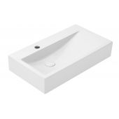 Uptrend Reno umywalka 66x37,5 cm ścienna prostokątna biały połysk TR4310