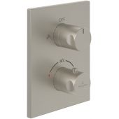 Villeroy & Boch Universal Taps & Fittings bateria wannowo-prysznicowa podtynkowa termostatyczna nikiel szczotkowany TVD00065300064