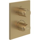 Villeroy & Boch Universal Taps & Fittings bateria wannowo-prysznicowa podtynkowa termostatyczna złoty szczotkowany TVD00065300076