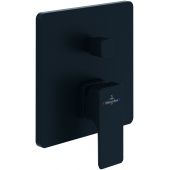 Villeroy & Boch Subway 3.0 bateria wannowo-prysznicowa podtynkowa czarny mat TVS112003000K5