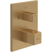 Villeroy & Boch Mettlach bateria wannowo-prysznicowa podtynkowa termostatyczna złota TVS12600300076