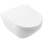 Villeroy & Boch Architectura TwistFlush [e3] combi-pack zestaw miska bez kołnierza CeramicPlus z deską wolnoopadającą Weiss Alpin 4694CLR1