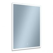Venti Prymus lustro 60x80 cm prostokątne z oświetleniem srebrny