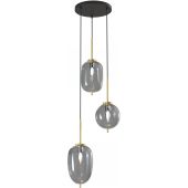 Wofi Belleville lampa wisząca 3x40 W czarna 5007-302