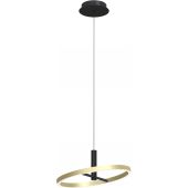 Wofi Brest lampa wisząca 1x19 W czarna 6016-104L