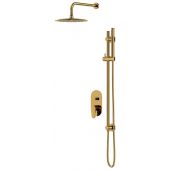 Cersanit Inverto SET B262 zestaw prysznicowy podtynkowy złoty S952-007