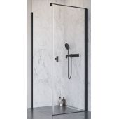 Radaway Nes Black KDJ I drzwi prysznicowe 90 cm prawe czarny mat/szkło przezroczyste 10022090-54-01R
