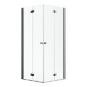 Radaway Nes Brushed GunMetal KDD-B drzwi prysznicowe 100 cm składane gunmetal szczotkowany/szkło przezroczyste 10024100-92-01R