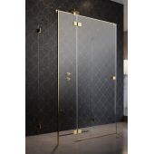 Radaway Essenza Pro Gold KDJ+S drzwi prysznicowe 90 cm lewe złoty połysk/szkło przezroczyste 10097390-09-01L