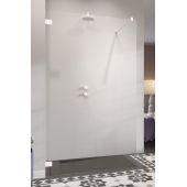 Radaway Essenza Pro White Walk-In ścianka prysznicowa 90 cm wolnostojąca biały mat/szkło przezroczyste 10103090-04-01