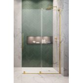 Radaway Furo SL Gold Walk-In drzwi prysznicowe 120 cm prawe złoty połysk/szkło przezroczyste 10306638-09-01R/10110594-01-01