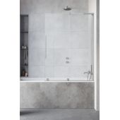 Radaway Furo SL Brushed Nickel PND II drzwi parawanu 58,8 cm 2-częściowy nikiel szczotkowany/szkło przezroczyste 10309588-91-01R